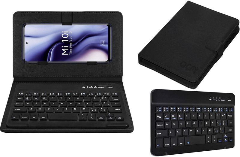 ACM Keyboard Case for Mi 10i  (Black, Cases with Holder, Pack of: 1)