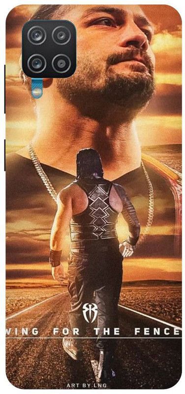 THE NARAYANA COLLECTIONS Back Cover for SAMSUNG GALAXY M12-ROMAN,RAIGNS,WWE,SPORTS,GAME  (Multicolor, Hard Case, Pack of: 1)