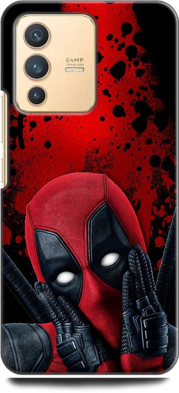 KEYCENT Back Cover for Vivo V23, V2130 DEADPOOL, FUNNY DEADPOOL, COMIC, MARVEL, SUPERHERO  (Multicolor, Shock Proof, Pack of: 1)