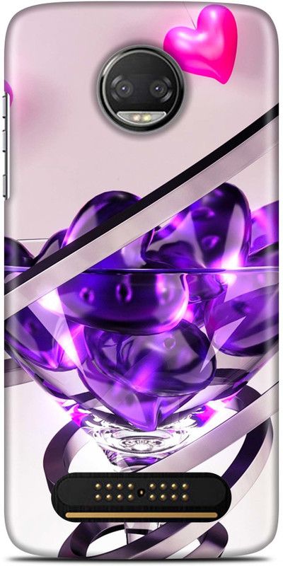 Sankee Back Cover for Motorola Moto Z2 Force  (Purple, Hard Case)