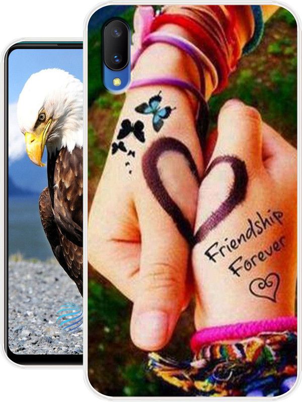 Discount Master Back Cover for VIVO X21  (Multicolor, Dual Protection, Silicon, Pack of: 1)