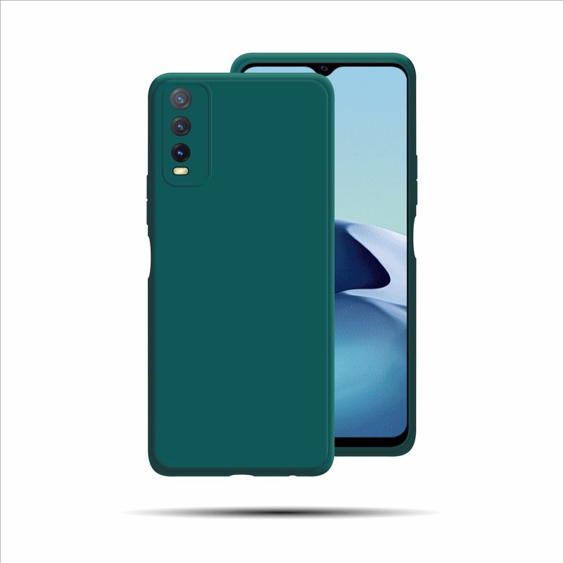 SUPER-ME Back Cover for VIVO Y20A  (Green, Hard Case, Pack of: 1)