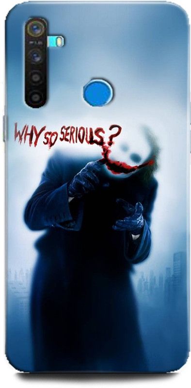 Afterglow Back Cover for Realme 5 Pro JOKER, BATMAN, BATMAN JOKER, DARK KNIGHT, WHY SO SERIOUS  (Multicolor, Shock Proof, Pack of: 1)