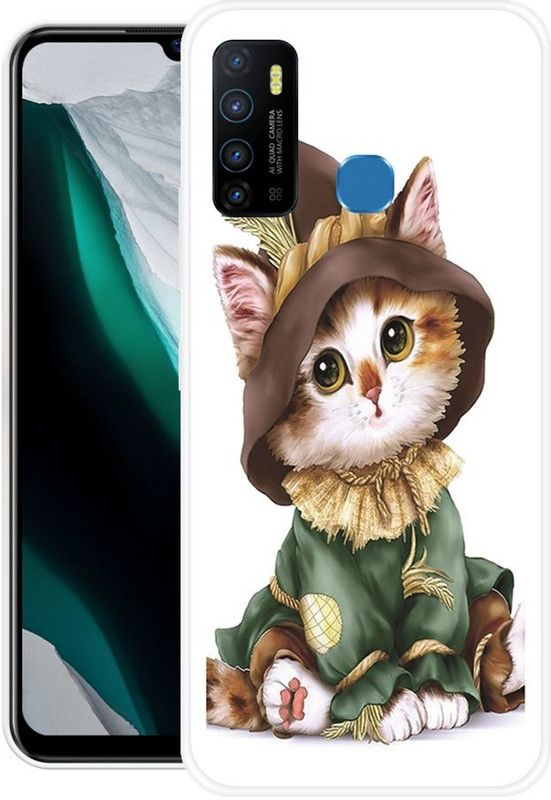 Vaultcase Back Cover for Infinix Hot 9  (Multicolor, Dual Protection, Silicon, Pack of: 1)
