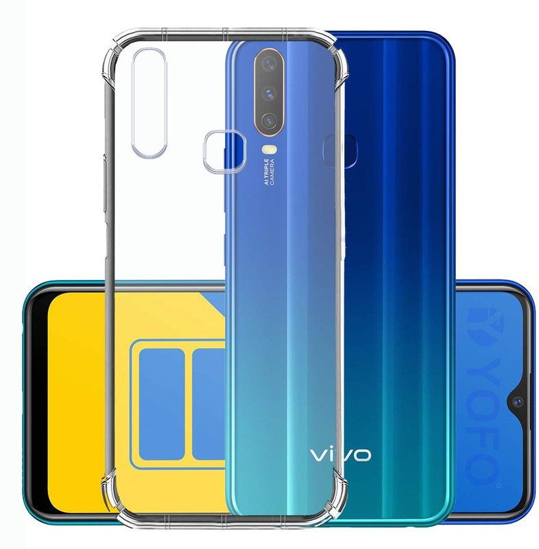 Sunrise hub Back Cover for Sunrise Hub Mobile Back Cover For Vivo Y11  (Transparent, Waterproof, Silicon, Pack of: 1)
