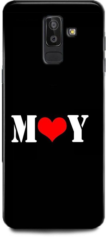 Afterglow Back Cover for SAMSUNG Galaxy J8 M Y, M LOVES Y, NAME, LETTER, ALPHABET, MY LOVE, HART  (Multicolor, Shock Proof, Pack of: 1)
