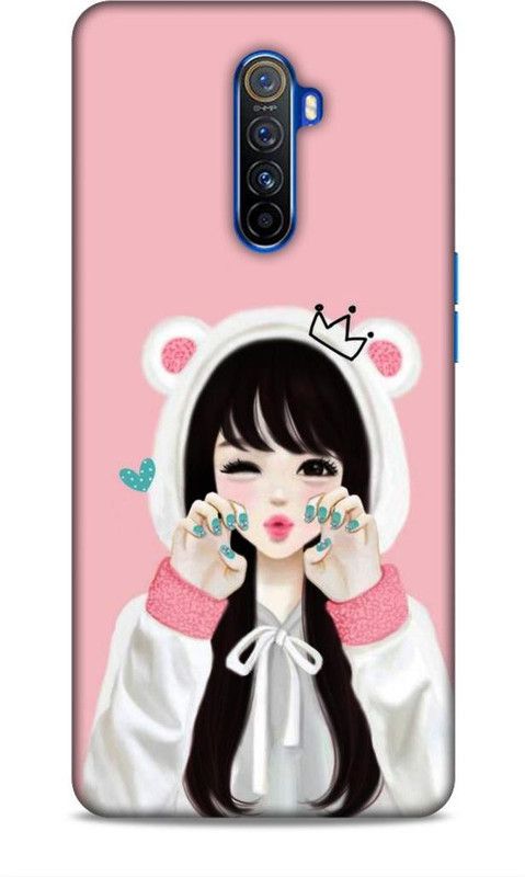 Jellybird Back Cover for Realme X2 Pro  (Pink, 3D Case, Pack of: 1)