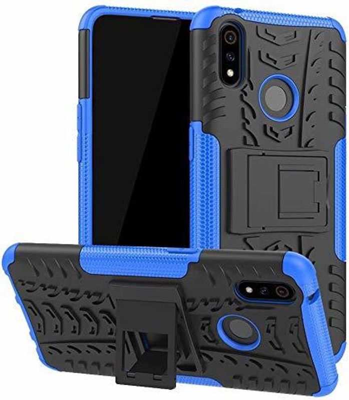 Wellchoice Back Cover for Realme 3 Pro  (Blue, Shock Proof, Pack of: 1)