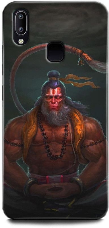 INDICRAFT Back Cover for Vivo Y91, Vivo 1811, Hanuman ji, Printed  (Multicolor, Shock Proof, Pack of: 1)
