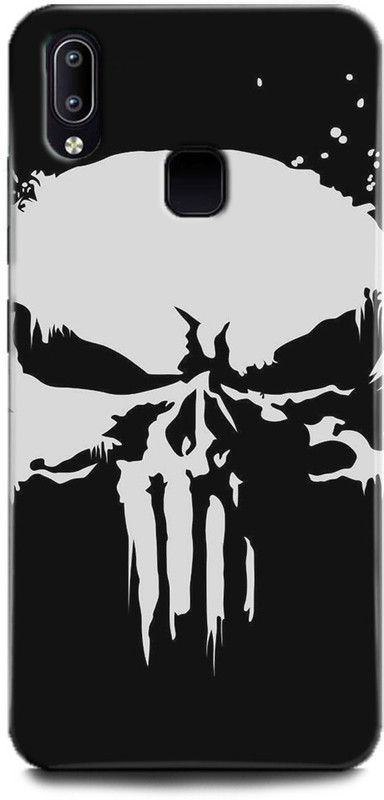 INDICRAFT Back Cover for Vivo Y91, Vivo 1811, punisher, Printed  (Multicolor, Shock Proof, Pack of: 1)