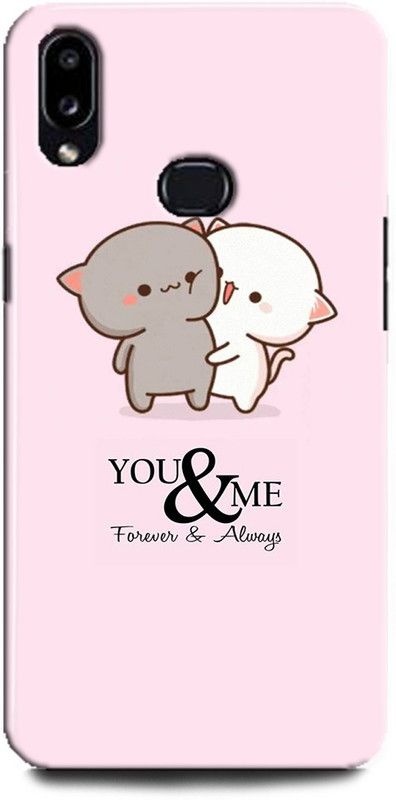 WallCraft Back Cover for Samsung Galaxy A10s LOVE, KITTY, COUPLE, EMOJII, CUTE CAT, TENOR, CARTONE  (Multicolor, Dual Protection, Pack of: 1)