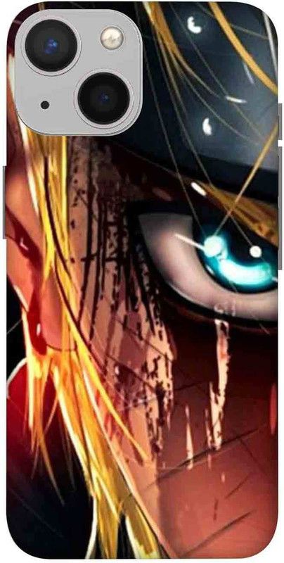 NDCOM Back Cover for iPhone 13 Mini Naru Half Face Printed  (Multicolor, Hard Case, Pack of: 1)