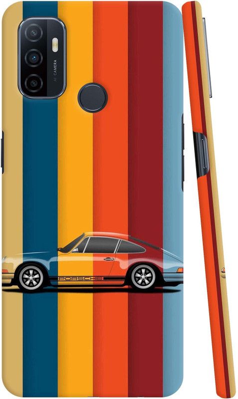 PEPART Back Cover for OPPO A32  (Multicolor, Pack of: 1)