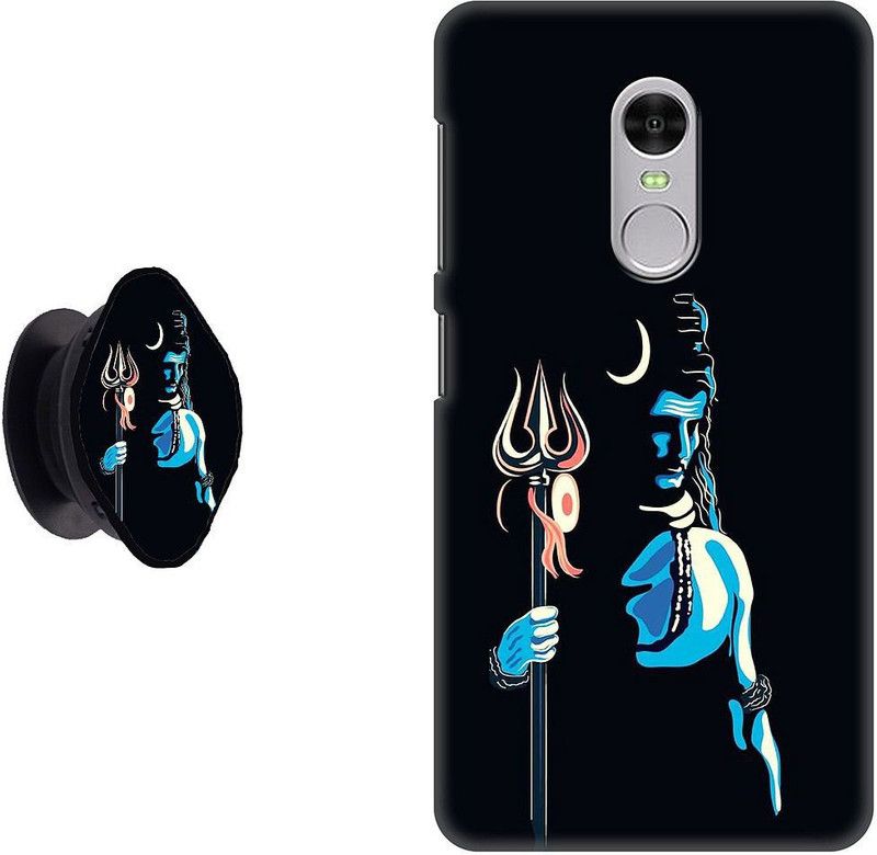 My Swag Back Cover for Mi Redmi Note 4  (Black, Blue, Grip Case, Pack of: 2)