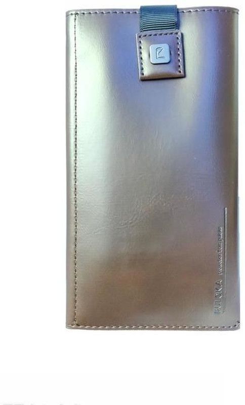 Elica Wallet Case Cover for Samsung Galaxy A10  (Brown, Dual Protection, Pack of: 1)