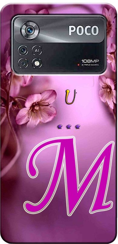 Auqueno Back Cover for Poco X4 Pro 5G  (Pink, Silicon, Pack of: 1)