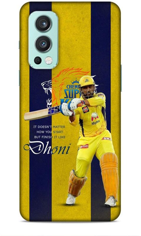 zingcart Back Cover for OnePlus Nord 2, Dhoni Hitting Hard Winning Shot Printed Back Cover Case  (Multicolor, Hard Case, Pack of: 1)