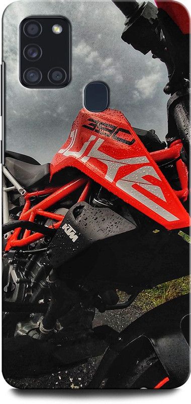 GRAFIQE Back Cover for SAMSUNG Galaxy A21s BIKE, DUKE, DUKEBIKELOVER, SUPERBIKE, RAIDER  (Multicolor, Shock Proof, Pack of: 1)