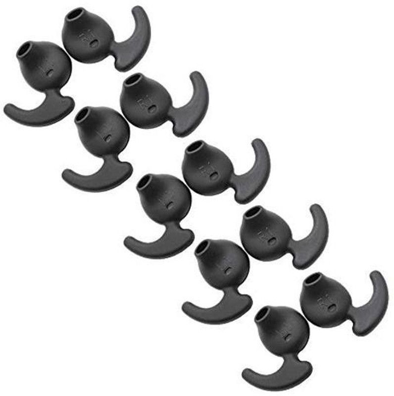 Hoppokart In The Ear Headphone Cushion (BLACK) In The Ear Headphone Cushion  (Pack of 10, Black)