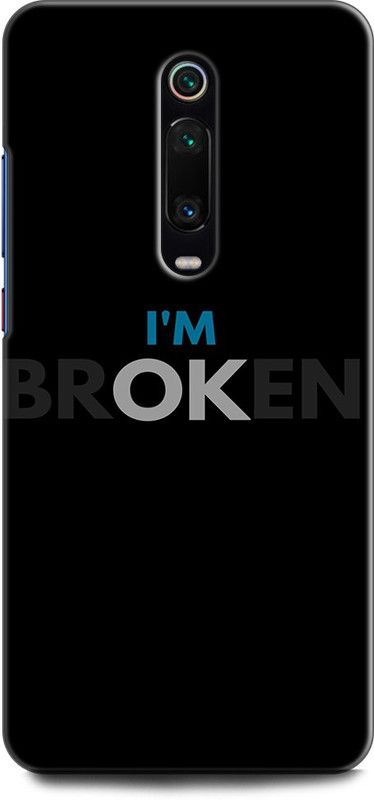 Wall Art Back Cover for Mi K20  (Black, Grey, Dual Protection, Pack of: 1)