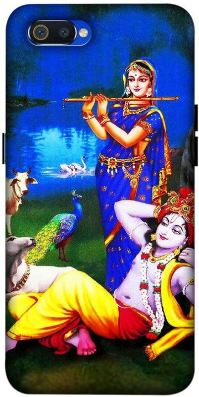 LUCKY MOBI.COM Back Cover for Realme C2 ( SHREE KRISHNA) PRINTED BACK COVER  (Multicolor, Hard Case, Pack of: 1)