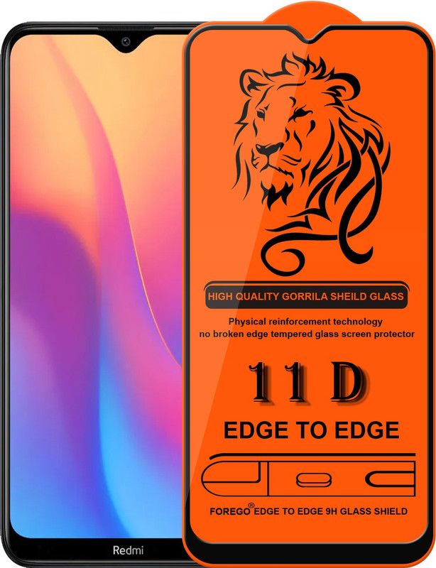 Forego Edge To Edge Tempered Glass for Mi Redmi 8A  (Pack of 1)