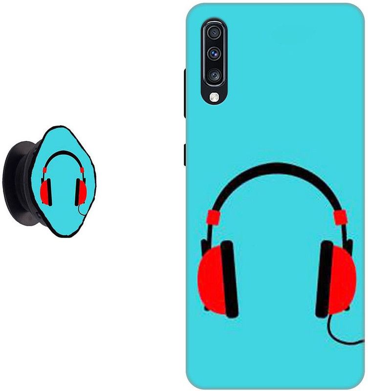 My Swag Back Cover for Samsung Galaxy A30s  (Blue, Cases with Holder, Pack of: 2)