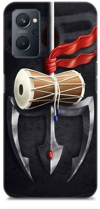 Chiraiyaa Back Cover for realme 9i  (Grey, Brown, Hard Case)