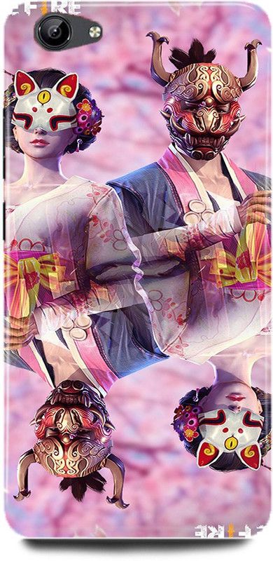 DIKRO Back Cover for vivo Y55L, FREE, FIRE, GAME, GIRL, BOY, TEAM  (Multicolor, Hard Case)