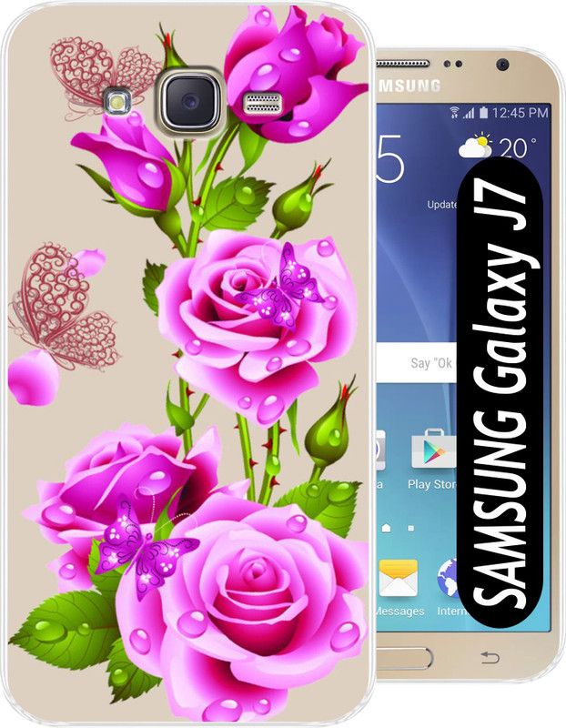 Unitrend Back Cover for Samsung Galaxy J7  (Multicolor, Flexible, Silicon, Pack of: 1)