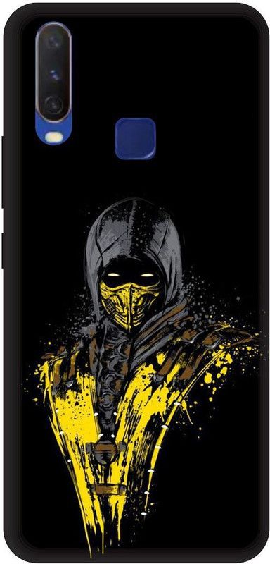 SSMORYA Back Cover for Vivo Y17, Vivo 1902 Ninja Mask Printed  (Multicolor, Shock Proof, Pack of: 1)
