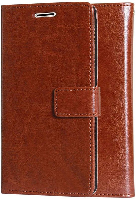 SmartBuyShop Flip Cover for Vivo U10  (Brown, Pack of: 1)