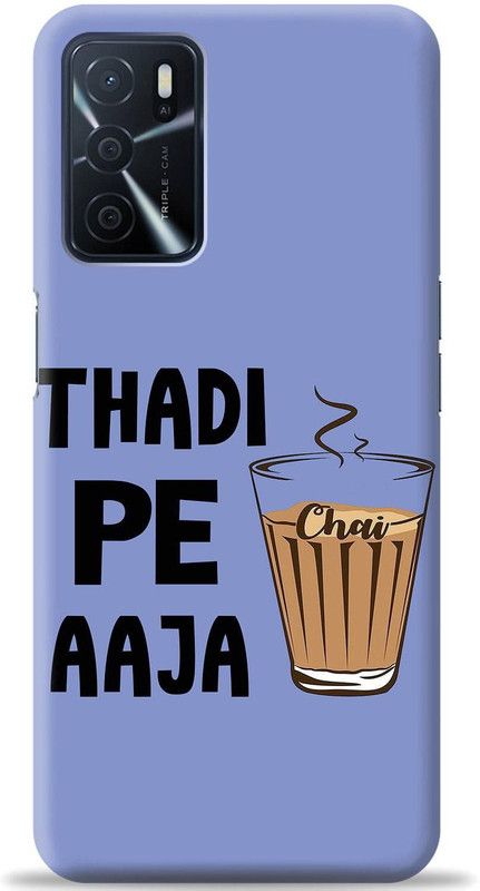 Swagr Back Cover for Oppo A16  (Purple, Shock Proof, Pack of: 1)
