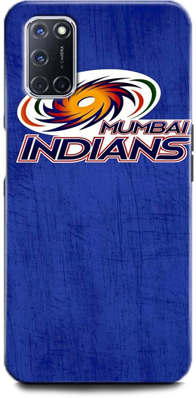 Afterglow Back Cover for Oppo A52 CRICKET, IPL, IPL LOGO, MI LOGO, MUMBAI INDIANS  (Multicolor, Shock Proof, Pack of: 1)