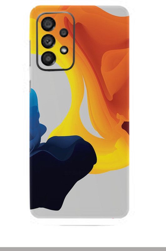 Mclaxa Three Colours Mobile Back Skin, Three Colours, Samsung A73 5g Mobile Skin  (Three Colours Skin With Super Matte Finish)