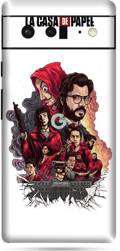 OggyBaba Google Pixel 6 Pro Mobile Skin  (Poster Art Multicolor Skin With Ultra Matte Finish)
