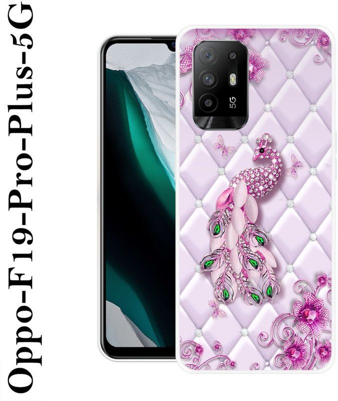 KLC Back Cover for Oppo F19 Pro Plus 5G  (Pink, Grip Case, Silicon)