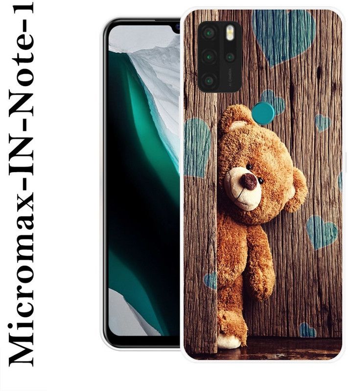 REALKING Back Cover for Micromax in Note 1  (Brown, Grip Case, Silicon)