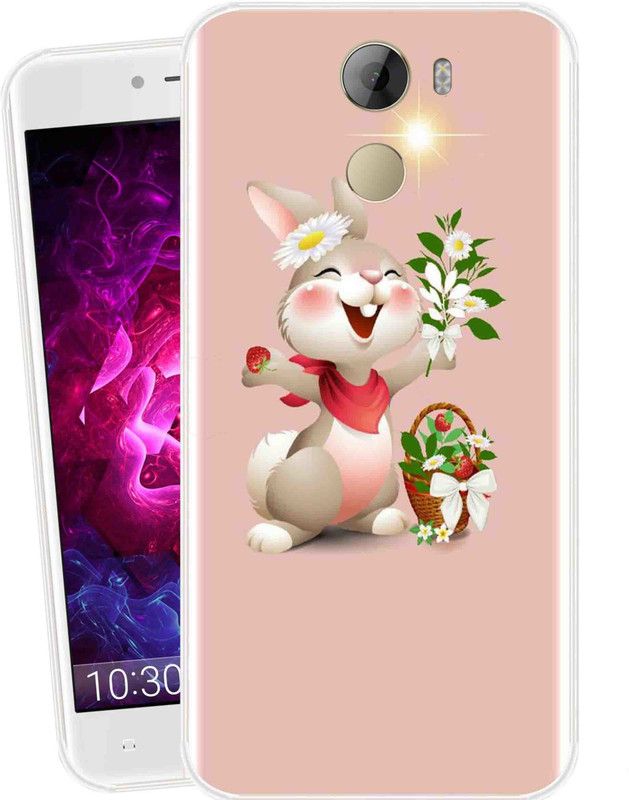 Mkprint Back Cover for Gionee A1 Lite  (Pink, Silicon)
