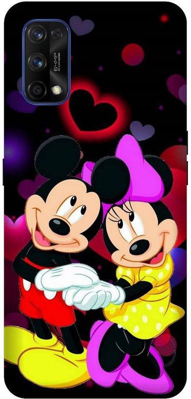 URCHIN Back Cover for Realme 7 Pro Mickey mouse, minnie mouse, mickey mouse, cartoon, funny, cute, love, Disney  (Multicolor, Shock Proof, Pack of: 1)