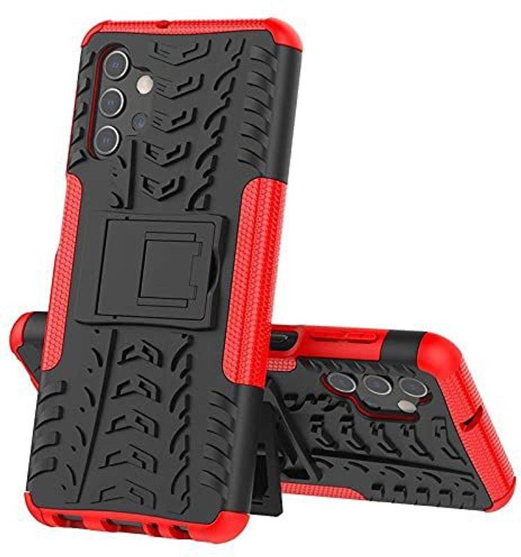 Gorilion Back Cover for Samsung Galaxy A32 5G  (Red, Black, Shock Proof, Pack of: 1)