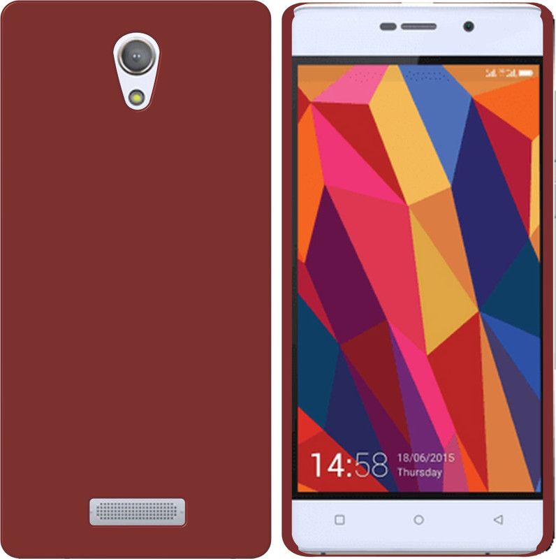 Case Designer Back Cover for Gionee Marathon M4 Case Matte Rubberised Finish Hard Back Cover 360 Protection  (Red, Dual Protection, Pack of: 1)
