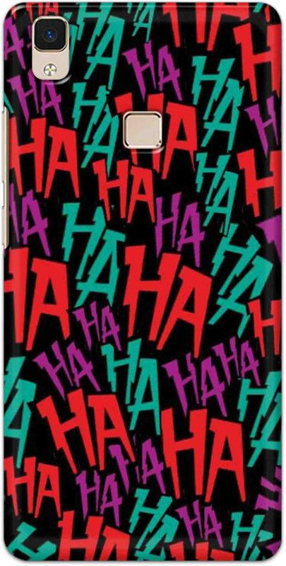 NDCOM Back Cover for Vivo V3 Max Ha Ha Ha Printed  (Multicolor, Hard Case, Pack of: 1)