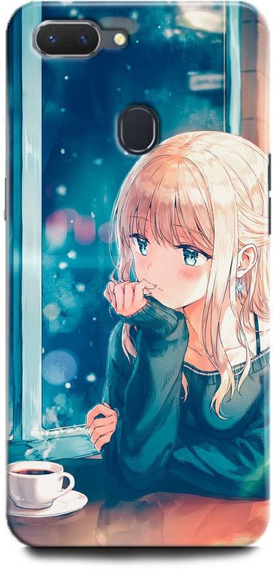 Afterglow Back Cover for realme 2 ANIME, CARTOON, ANIME GIRL, SAD, LOVE, ALONE  (Multicolor, Shock Proof)