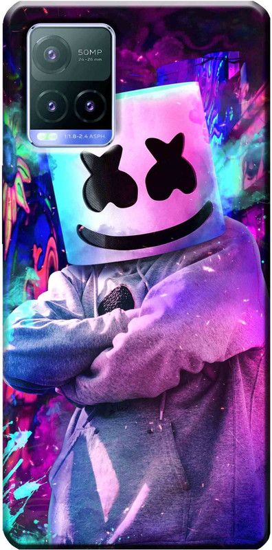 Auqueno Back Cover for Vivo Y21e 2635  (Multicolor, Dot View, Silicon, Pack of: 1)