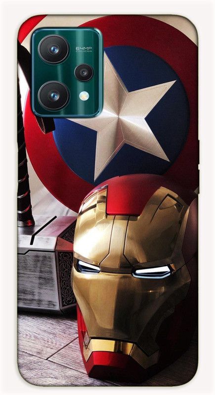 iprinto Back Cover for Realme 9 Pro 5G, RMX3471 avengers weapons Back Cover  (Red, Hard Case)