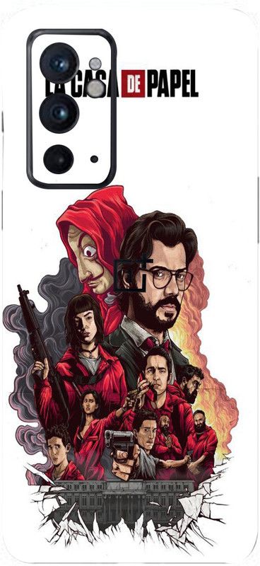Mclaxa La Casa De Papel Mobile Back Skin, La Casa De Papel, ONE PLUS 9RT 5G Mobile Skin  (La Casa De Papel Skin With Super Matte Finish)