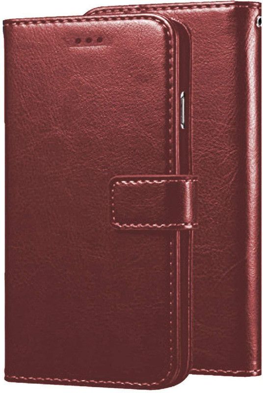 Flospy Flip Cover for VIVO Y71  (Brown, Shock Proof, Pack of: 1)