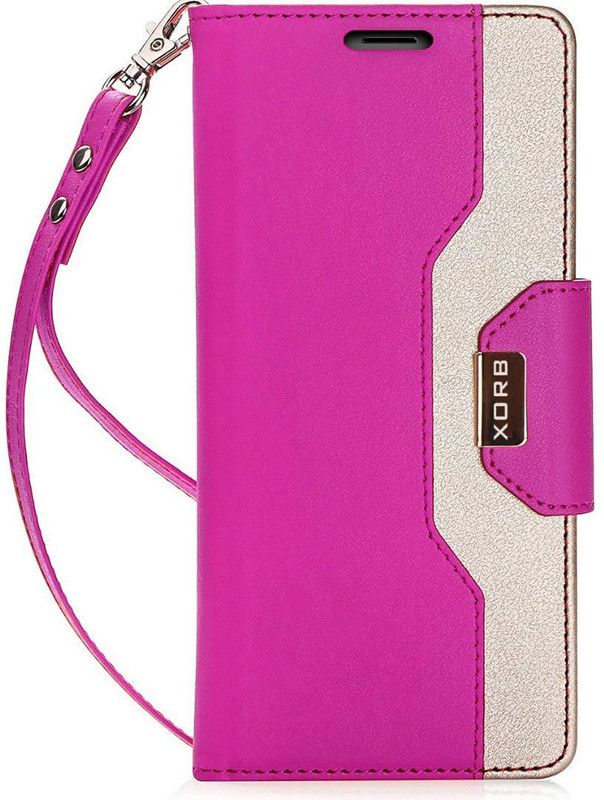 XORB Flip Cover for Redmi K50i 5G  (Pink, Magnetic Case, Pack of: 1)