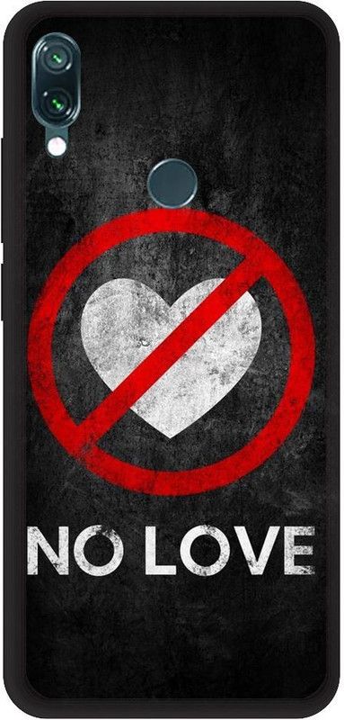URCHIN Back Cover for Note7SNo Love, Breakup, Heartbroken, fake Love, Hate love  (Multicolor, Shock Proof, Pack of: 1)
